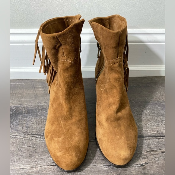 SAM EDELMAN Louie Fringe Suede Bootie - Picture 4 of 7